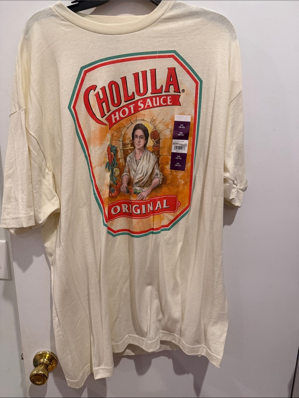 Original Graphic Short Sleeve Tee - Cholula Hot Sauce size 2x